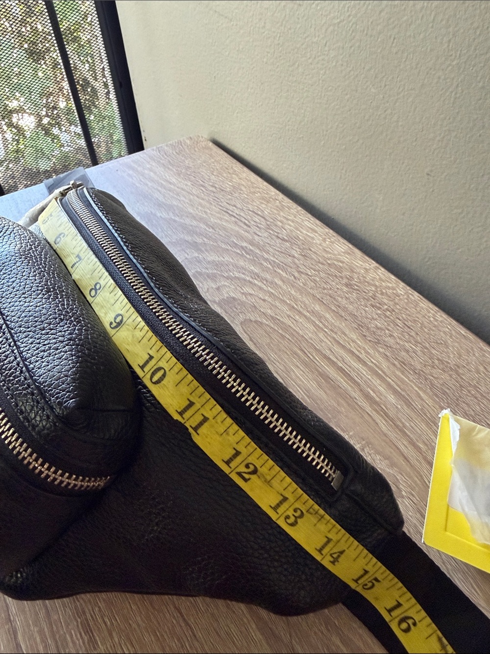 Marc Jacobs The Leather Belt Bag Black Leather Waist Pack New - Picture 13 of 15